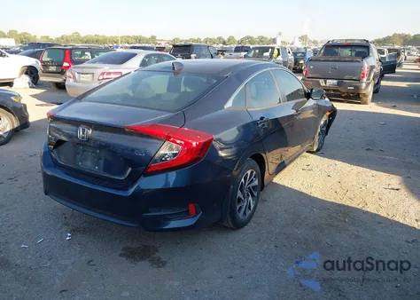 2017 Honda Civic Ex from USA, damaged, VIN 19XFC2F72HE004605